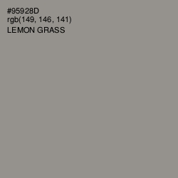 #95928D - Lemon Grass Color Image